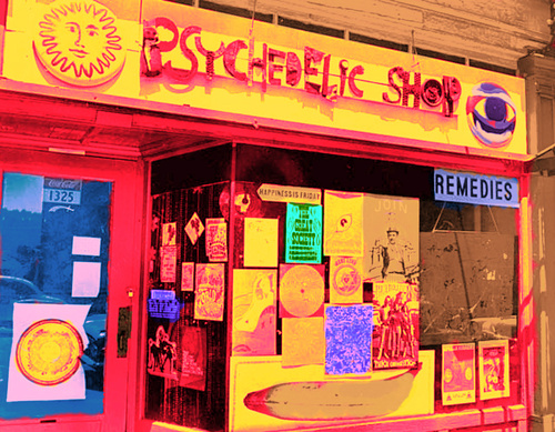 Psychedelic shop, SF